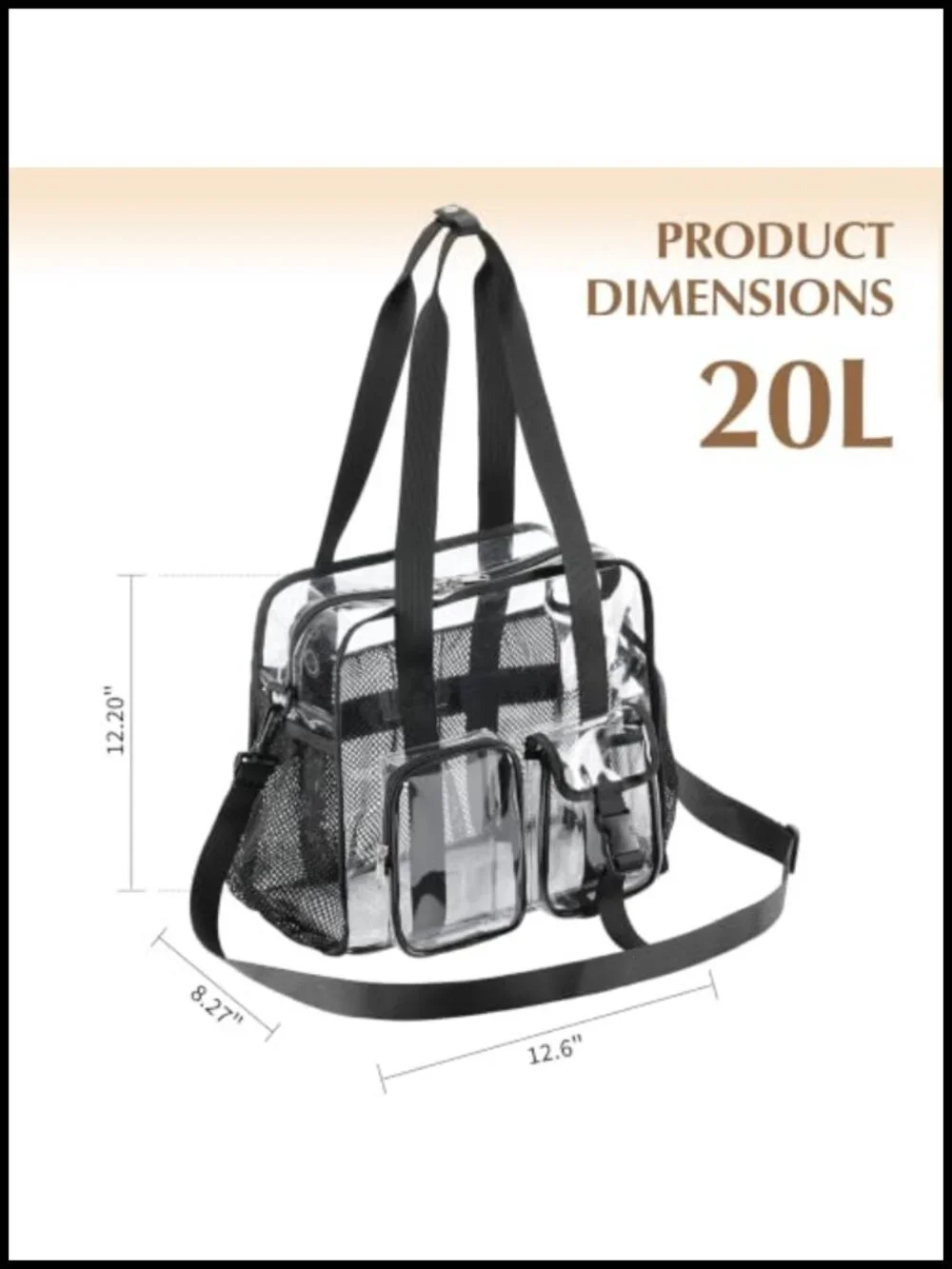 N/A clear tote